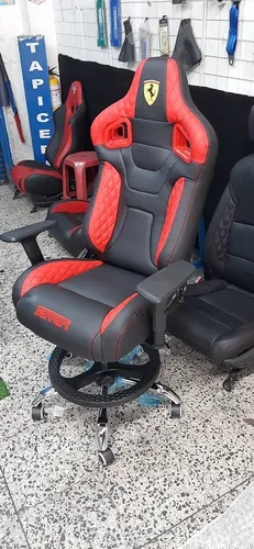 Silla Gamer Estilo Ferrari Oficina Trabajo Video Juegos Play