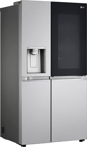 Imagen 3 de 3 de Heladera inverter auto defrost LG LS66SXSC silver con freezer 637L 220V