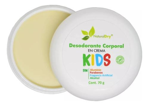 Desodorante Natural Aroma Citrico Para Niños Y Niñas