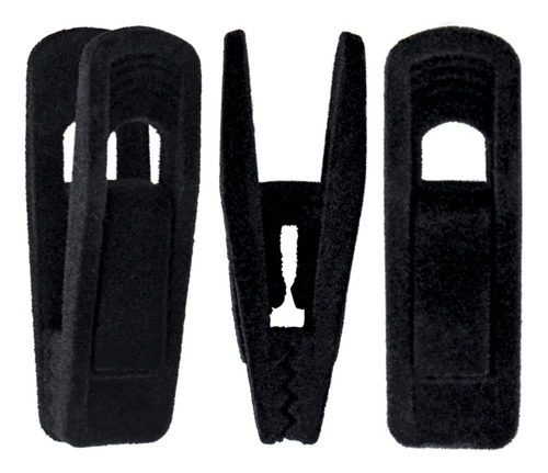 Kit De Clips Para Perchas Corodo, Propileno, Negro, 20 Pcs