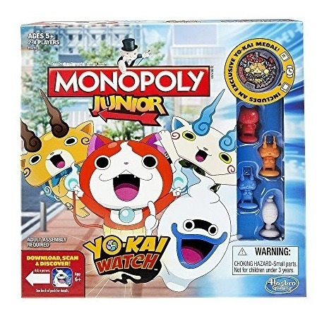 Monopoly Junior Hasbro B6494 Edición Yo-kai Watch