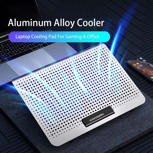 Soporte Notebook Aluminio Base De Enfriadora Usb Para Gamer