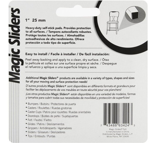 Imagen 2 de 5 de Oferta Del Dia Tope Magic Slider Para Muebles Beige Technolo