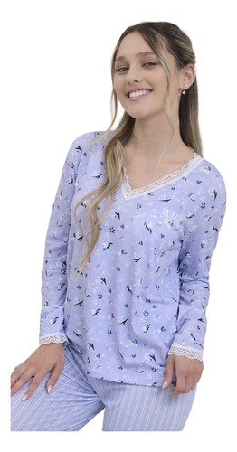 Pijama Marcela Koury Art 4241 Invierno  Melissa