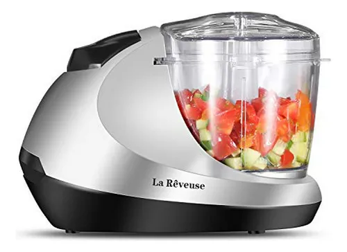 Picadora Eléctrica De Alimentos Mini Con Tazón De 1.3 Tazas,