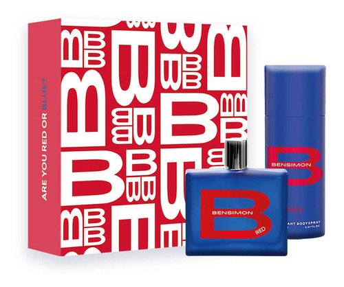 Imagen 1 de 7 de Perfume Hombre Bensimon Red Edp 100ml + Desodorante Set