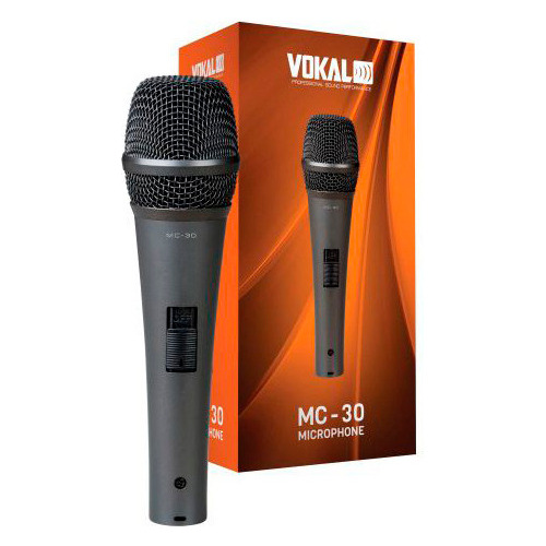 Microfone Vokal Mc30 Com Fio - Preto