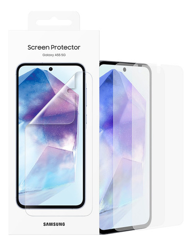 Funda Galaxy A55 Screen Protector Cover Color Transparente