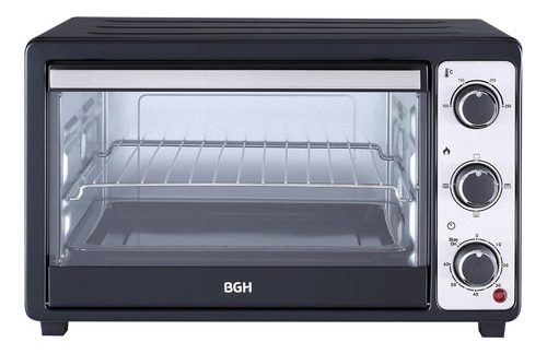 Horno Eléctrico Bgh 30 Litros Duo Bhe30m23n Grill Timer