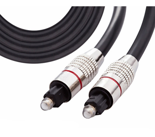 Cable Audio Óptico Digital Toslink Slim 1.5 Metros Fibra 
