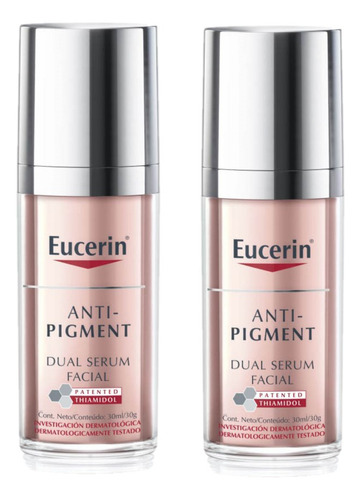 Combo X 2 Eucerin Serum Dual Facial Anti Pigment 30 Ml Momento De Aplicación Día/noche Tipo De Piel