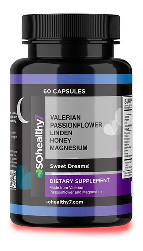 Sohealthy 7 Para Dormir | Valeriana Pasiflora Miel Pack 2 U