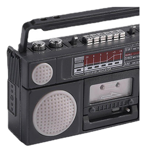 Grabador De Gramófono Realista, Tocadiscos De Casete, Gris