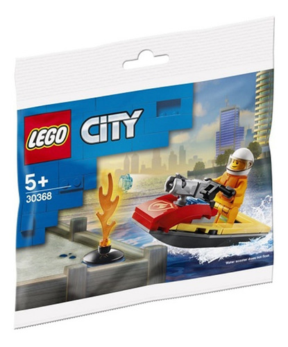 Juego Lego City Bombero Con Lancha Y Accesorio Original Febo