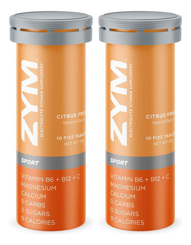 Zym Sport Electrolitos Efervescentes Tabletas - Complemento