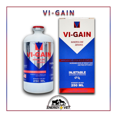 Imagem 5 de 5 de Vigain Original 250ml Suplemento Engorda Bovinos Garrote