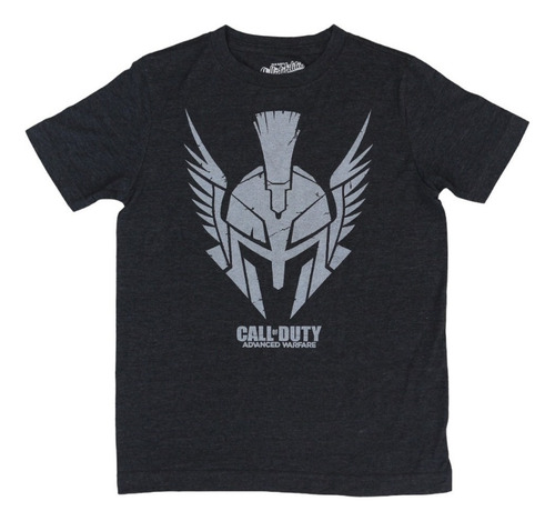Playera Call Of Duty Videojuego Niño Talla M Gris Warzone