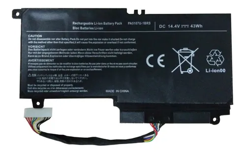 Bateria P Toshiba Satellite L55 A5226 A5234 A5278 A5284 A5284nr A5299 L55dt A5253 A5254 A5293 Pa5107u 1brs