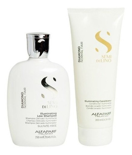 Alfaparf Semi Di Lino Diamond Shampoo + Acondicionador Chico