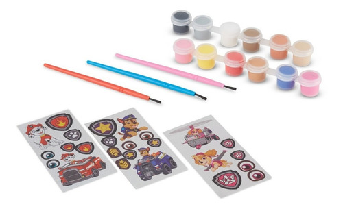 Set De Figuras Para Pintar Paw Patrol Melissa & Doug