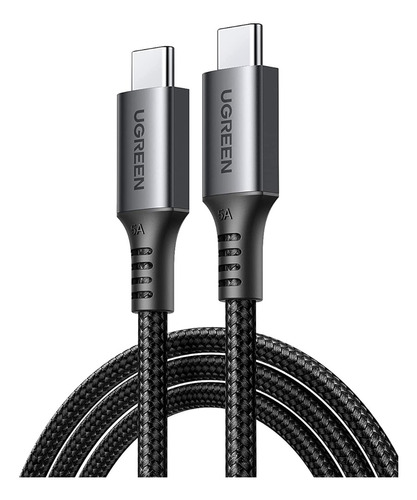 Cable Usb-c A Usb-c 100watts 5a Trenzado Ugreen 200cm 