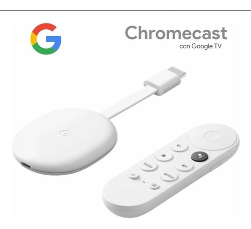 Imagen 5 de 8 de Chromecast With Google Tv De Voz 4k 8gb Snow Ram De 2gb
