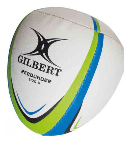 Gilbert Rebounder White passa treinando bola de rúgbi
