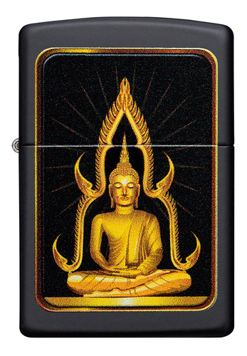 Imagen 2 de 10 de Encendedor Zippo Lighter Buddha Matte Impreso