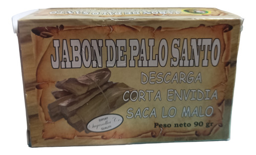 Jabón De Palo Santo ( Descarga Corta Envidia   Pack 2 Unid.