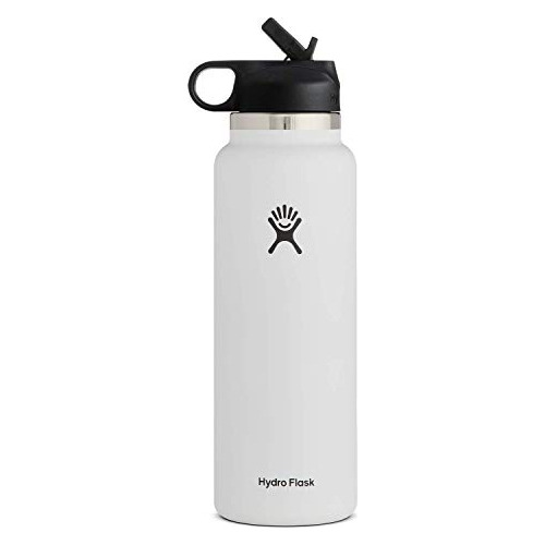 Botella De Agua Hydro Flask De Boca Ancha 2.0, Tapa De Popot