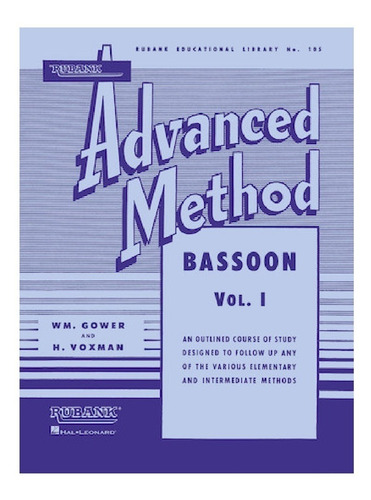 Rubank Advanced Method Bassoon Vol.i.