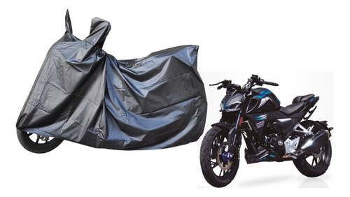 Funda Impermeable Motocicleta Treck Motors Black Wasp