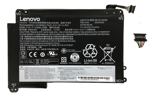 Bateria Lenovo Thinkpad Yoga 14 20fy Series 00hw020