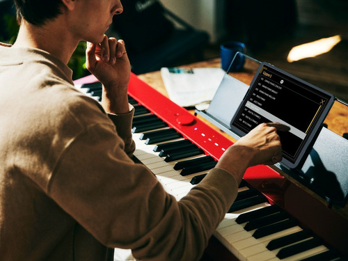 Imagen 8 de 8 de Piano Casio Digital Privia Px-s1100 Rojo