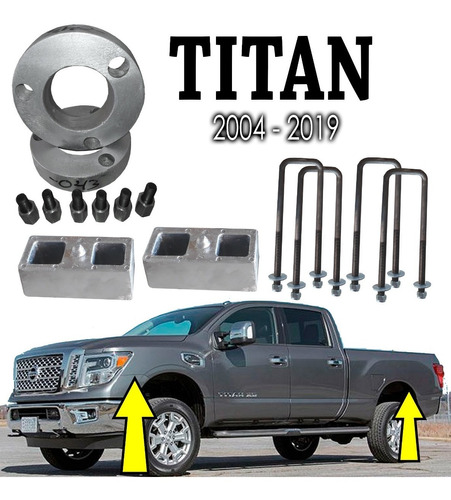 Lift Kit Elevación Suspensión Nissan Titan 2004 Al 2019