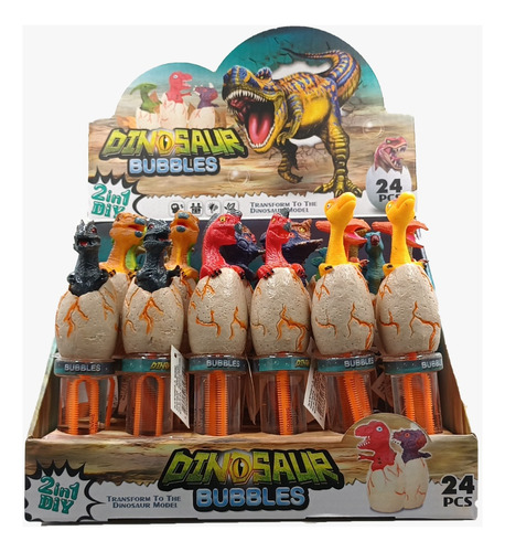 Burbujasde Dinosaurios, 24 Pcs,fiesta,tematica Dino, Regalo 