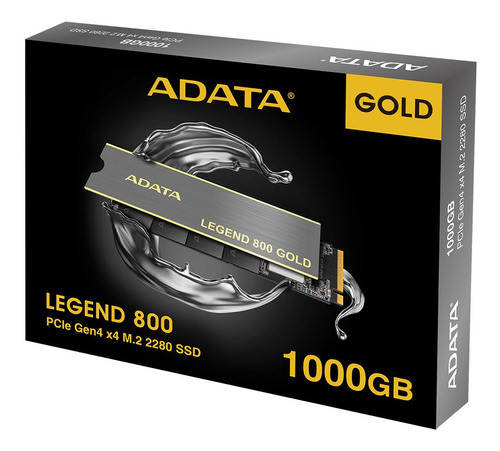 Unidad Ssd Adata Legend 800, 1tb M.2 2280, Pci-e Gen 4, Nvme