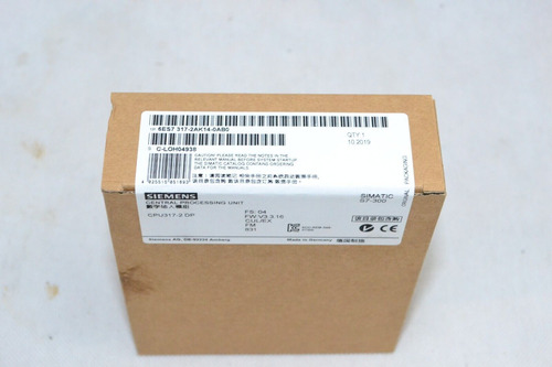 1pc Siemens 6es7 317-2ak14-0ab0 6es7317-2ak14-0ab0 New I Ttw