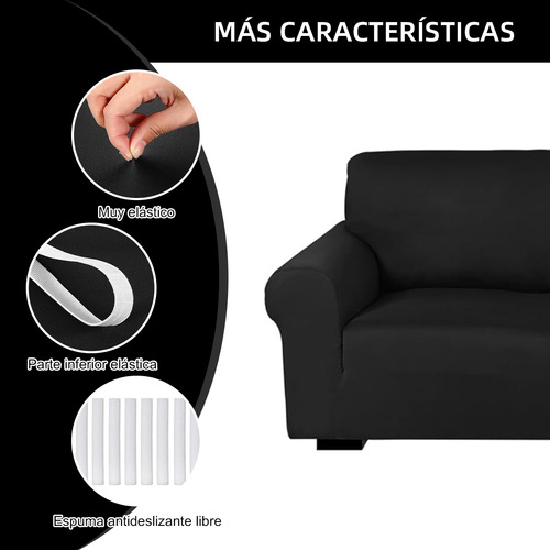 Protector Cubre Sala Funda Sillones Ajustable Elástico 3pz