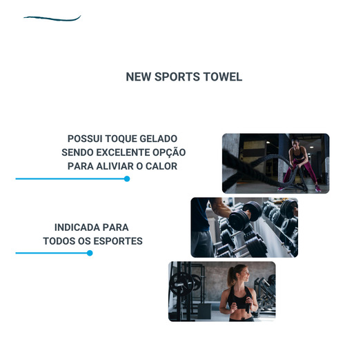 Toalha Esportiva Ultra Absorvente New Sports Speedo