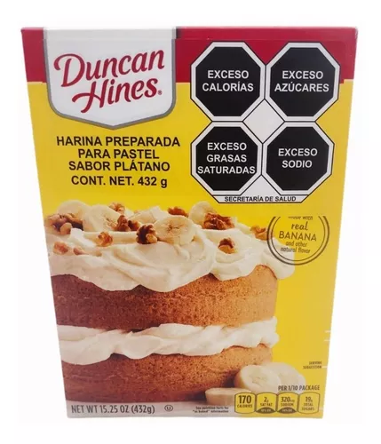 Harina Preparada Para Pastel De Platano Duncan Hines 432g | MercadoLibre