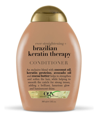 Acondicionador Ogx Brazilian Keratin 385ml