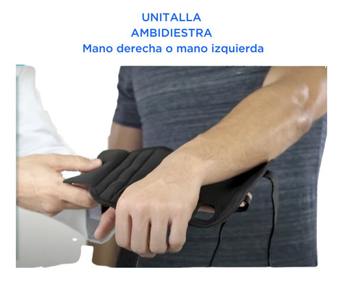 Muñequera Férula Muñeca Ortopédica Tendinitis Ambidiestra