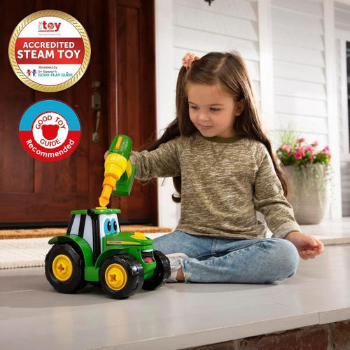 Tractor De Juguete Tomy John Deere Build-a-johnny