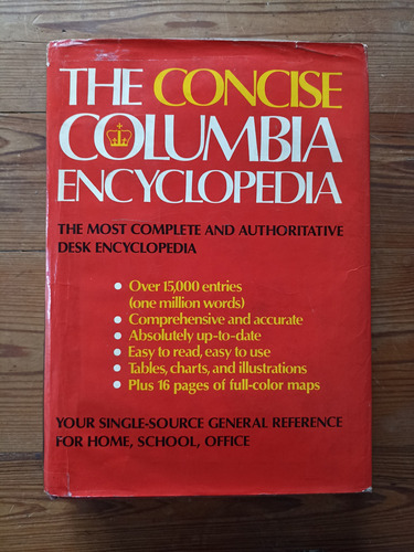 The Concise Columbia Encyclopedia - 1ra Ed. Impecable Estado