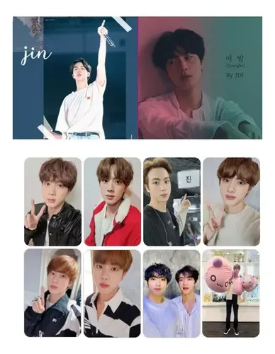 Bts Kim Seok Jin Covers + Selfie Photocards Compilação