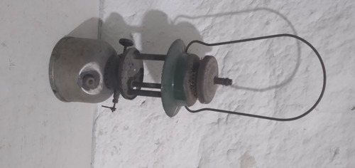 Antiguo Farol A Mantilla Metal Con Detalles Tal Cual Foto