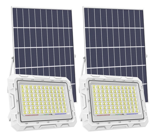 Akofun 2 Pack 600w Led Luces De Inundación Solares, 30000 Lú