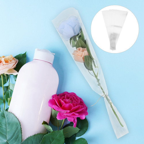 Bolsas De Regalo Transparentes Para Envolver Ramos De Flores