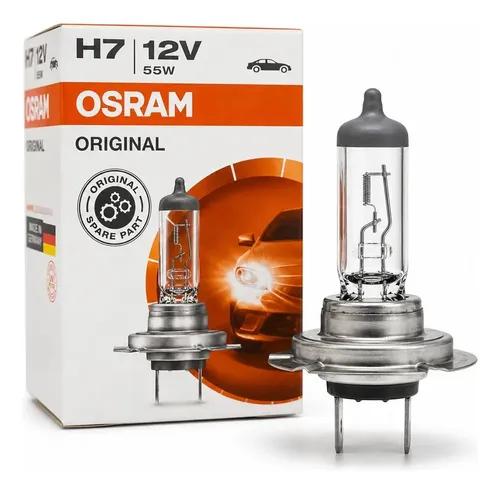 Lâmpada Automotiva Osram H7 12v 55w Luz Amarela Original